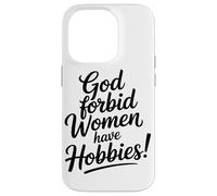 Dieu Interdit Aux Femmes D'avoir des Passe-Temps Café Coque pour iPhone 14 Pro