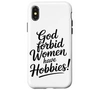 Dieu Interdit Aux Femmes D'avoir des Passe-Temps Café Coque pour iPhone X/XS