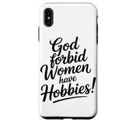 Dieu Interdit Aux Femmes D'avoir des Passe-Temps Café Coque pour iPhone XS Max