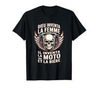 Dieu inventa la Femme il inventa la Moto et la Biere T-Shirt