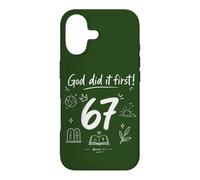 Dieu l'a Fait d'abord Genèse, Foi chrétienne, Verset 67 de la Bible Coque pour iPhone 17