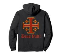 Dieu Le Veut ! - Deus Vult - Croix de Jérusalem Sweat à Capuche