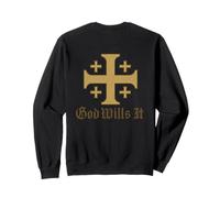 Dieu Le Veut - Deus Vult - Croix de Jérusalem Sweatshirt