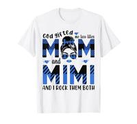 Dieu m'a donné Les titres de Maman et de Mimi Mamie pour la fête des mères T-Shirt