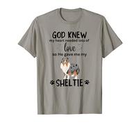Dieu m'a donné mon Sheltie Impressionnant Merle Sheltie Maman T-Shirt