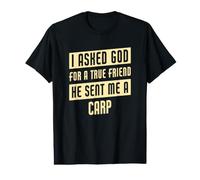 Dieu m'a envoyé Une Carpe Funny Carp T-Shirt Graphique avec Valeur