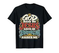 Dieu m'a Fait Jésus m'a sauvé Brooklyn m'a élevé chrétien T-Shirt Graphique avec Valeur