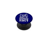 Dieu m'a favorisé Foi chrétienne PopSockets PopGrip Adhésif
