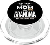 Dieu m'a Offert Deux titres, Maman et Grand-mère et Moi, Rock Them PopSockets PopGrip pour MagSafe