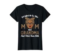 Dieu m'a Offert Deux titres : Maman et Grand-mère, mère Noire, Afro T-Shirt