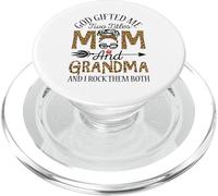 Dieu m'a Offert Deux titres Mom and Grandma and I Rock Them PopSockets PopGrip pour MagSafe