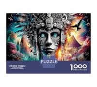 Dieu Maya Carton Robuste Puzzle Classique 1000 Pièce Visage Cosmoss pour Adultes Enfants Impossible Défiant Décompression 70x50cm/1000pcs
