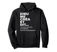 Dieu Me Créa Et C'est Là Le Problème Râleur Râleuse Chiante Sweat à Capuche