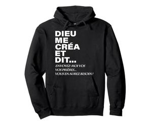 Dieu Me Créa Et C'est Là Le Problème Râleur Râleuse Chiante Sweat à Capuche