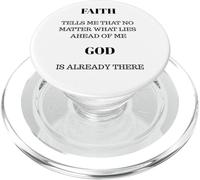 Dieu me Dit Que Peu Importe ce Qui m'attend, il est là. PopSockets PopGrip pour MagSafe