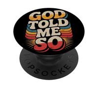 Dieu me l'a dit PopSockets PopGrip Adhésif