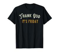 Dieu merci, c'est vendredi - Vintage Day of the Week Happy T-Shirt