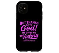 Dieu Merci Corinthiens Verse de la Bible Foi Écriture Prière Coque pour iPhone 11