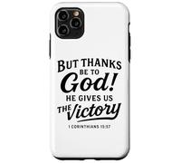 Dieu merci Corinthiens Verse de la Bible Foi Écriture Prière Coque pour iPhone 11 Pro Max