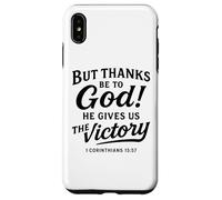 Dieu merci Corinthiens Verse de la Bible Foi Écriture Prière Coque pour iPhone XS Max