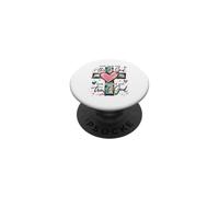Dieu Merci, Fais Confiance à Dieu, Foi chrétienne, Croix, cœur PopSockets PopGrip Adhésif