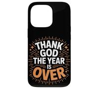 Dieu merci, l'année est terminée, réveillon du Nouvel An Coque pour iPhone 13 Pro