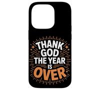 Dieu merci, l'année est terminée, réveillon du Nouvel An Coque pour iPhone 14 Pro
