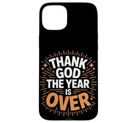 Dieu merci, l'année est terminée, réveillon du Nouvel An Coque pour iPhone 15 Plus