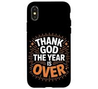 Dieu merci, l'année est terminée, réveillon du Nouvel An Coque pour iPhone X/XS