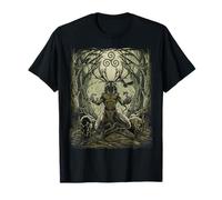 Dieu mythologie irlandaise païenne Cernunnos celtique T-Shirt