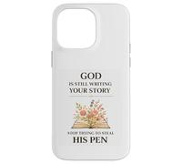 Dieu n'a Pas Encore Fini La Foi surmonte la Peur, C'est Toujours la Bible Qui envoie de l'espoir Coque pour iPhone 14 Pro Max