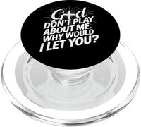 Dieu ne Joue Pas avec Moi, Pourquoi Te laisserais-Je Faith Cross ? PopSockets PopGrip pour MagSafe