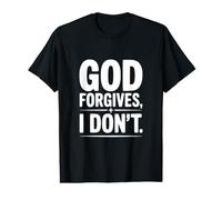 Dieu ne me pardonne Pas T-Shirt Graphique avec Valeur