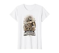 Dieu ne Peut Pas être moqué T-Shirt Graphique avec Valeur, Femme, Blanc, S