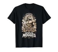 Dieu ne Peut Pas être moqué T-Shirt Graphique avec Valeur, Homme, Noir, M