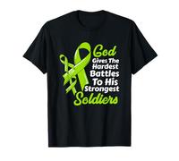 Dieu Non Hodgkin Donne des batailles Les Plus Difficiles à Ses Soldats Les Plus forts T-Shirt
