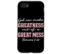 Dieu Peut Faire de la Grandeur d'un Grand désordre Romains 8:28 Coque pour iPhone SE (2020) / 7/8