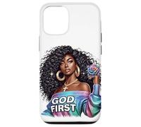 Dieu, première Femme chrétienne Noire, Sista en mélanine Coque pour iPhone 12/12 Pro