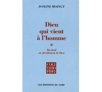 Dieu qui vient à l'homme tome 1 - Joseph Moingt - Cerf - broché - Essai