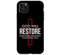 Dieu restaurera tout ce que l'ennemi vous a volé Coque pour iPhone 11 Pro Max