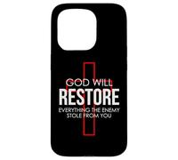 Dieu restaurera tout ce que l'ennemi vous a volé Coque pour iPhone 15 Pro