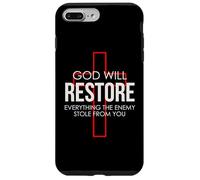 Dieu restaurera tout ce que l'ennemi vous a volé Coque pour iPhone 7 Plus/8 Plus