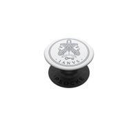 Dieu Romain des Portes Art mythologique de la Rome Antique PopSockets PopGrip Adhésif