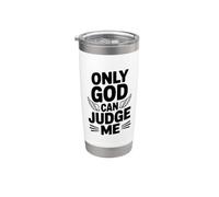 Dieu seul peut me sauver Gobelet isotherme en acier inoxydable double paroi