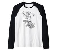 Dieu Singe Hindou Hanuman Manche Raglan