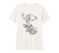 Dieu Singe Hindou Hanuman T-Shirt Haut de Gamme