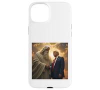 Dieu soutient Donald Trump Coque pour iPhone 15 Plus