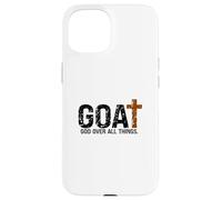 Dieu sur toutes choses. De tel Jésus. Le plus grand de tous Coque pour iPhone 15
