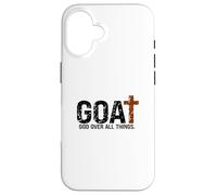 Dieu sur toutes choses. De tel Jésus. Le plus grand de tous Coque pour iPhone 16