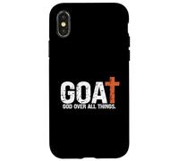 Dieu sur toutes choses. De tel Jésus. Le plus grand de tous Coque pour iPhone X/XS